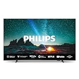 Philips 50PUS7609 4K LED Smart TV - 50-Zoll Display mit Pixel-präziser Ultra HD Titan OS Plattform und Dolby Atmos-Klang. Funktioniert mit Alexa und Google Sprachassistent – Anthrazitgrau