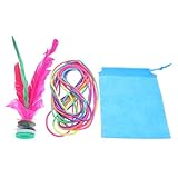HEMOTON 1 Satz Badminton-set Mit Gummiband Springen Seil Jungs Elastisches Seil Springseile Seilspielzeug Für Gummibänder Chinesische Spiele Springendes Gummiband Vliesstoff