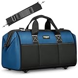 WINHUNT Werkzeug-Aufbewahrungs-Organizer, 600 Denier, große Elektriker-Werkzeugtasche mit breiter Öffnung, blau, 51 x 26 x 29 cm, 20 Zoll