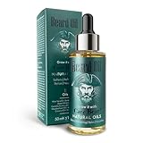 CareBear Grow It with Care Bartöl herren – Premiummischung aus 8 natürlichen Ölen für gesunden Bartwuchs 50ml; Pflegen und stärken Sie Ihren Bart