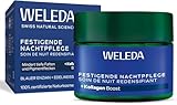 WELEDA Bio Festigende Nachtpflege Blauer Enzian & Edelweiß - Naturkosmetik Anti Aging Gesichtscreme/Feuchtigkeitscreme mindert Falten/Pigmentflecken & aktiviert die Zellerneuerung (vegan, 40ml)