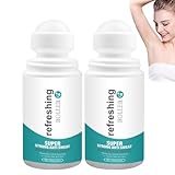 Antitranspirant Deo gegen starkes Schwitzen I Anti Schweiß Deo für schwitzige Hände & Achselschweiß, Schwitzen am Kopf I Deoroller für Damen & Herren, Deodorant (2)