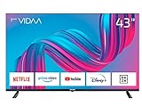 DYON Movie Smart 43 VX 108 cm (43 Zoll) Fernseher (Full-HD Smart TV, HD Triple Tuner (DVB-C/-S2/-T2), App Store, Prime Video, Netflix, YouTube, DAZN, Disney+) [Mod. 2023]
