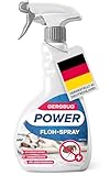 GEROBUG® Flohspray für Wohnung und Möbel 500 ml [GERUCHSNEUTRAL & HOCHWIRKSAM] - Anti Floh-Spray - Flöhe im Bett bekämpfen - Mittel gegen Flöhe Umgebungsspray