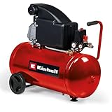 Einhell Kompressor TC-AC 270/50/8 (max. 8 bar, 1,8 kW, Ansaugleistung 270 L/min, 50 Liter Tank, integrierte Entwässerungsschraube, Manometer, Schnellkupplung)