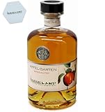 Apfel Schnaps aus feinen Herbstäpfeln | fruchtiger Apfel Likör mit leckerer Karamellnote | 35% Vol. 500ml Obstler vegan