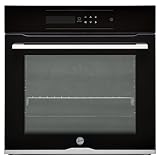 Hoover H-Oven 500 HOC5S0978INPWF WLAN-verbundener elektrischer Einzelofen mit pyrolytischer Reinigung, Schwarz