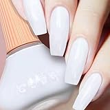 Major Dijit Schnelltrocknender Nagellack, Geisterweißer Sommer Nail Polish für Nail Art, Regulärer Nagellack, 0,41 fl oz.