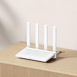 Xiaomi Router Ax3000T, Glasfaser-Router 2,4G, WLAN-Router mit 5 GHz, Dualband-Wireless-Router mit 4 Omnidirektionalen Antennen, Weiß