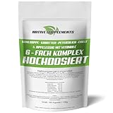 Kohlsuppe Karotten Petersilien Chilli Apfelessig Vitamin C Komplex - 360 Kapseln Hochdosiert mit 1800mg pro Tagesdosis - Hochwertige Premium Qualität ohne Aromen & Farbstoffe, GMO-frei