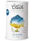 Ölich Premium Schlaftee | Entspannungstee aus Olivenblättern mit Baldrianwurzel und Passionsblume | Mildes Aroma aus eignen Hainen, 125g