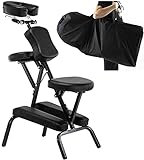 MaGiLL Höhenverstellbarer Massage-Therapie-Stuhl, klappbarer Tattoo-Scraping-Stuhl, Beauty-Bett-Salon-Tisch, Gesichts-SPA-Stuhl, Belastung 330 Pfund