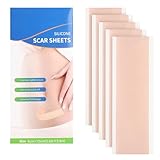 Silikon Narbenpflaster 5 Stück Silikonpflaster für Narben Silicone Scar Sheets für C-Sektion Operationen Verbrennungen Keloid Akne 75cm