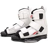 F2 Marken Wakeboard Bindung Stiefel Binding Premium Boots, Einheitsgröße einstellbar 39-45 Weiss 2025, Wake und Kite, Kabel - Park