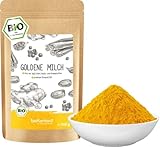 Goldene Milch Pulver BIO 500 g I 100 % natürlich | traditionell mit premium Zutaten ohne Zuckerzusatz I bio Kurkuma Latte I kontrolliert biologischer Anbau I bioKontor