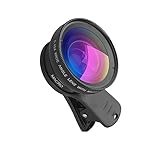 1 Satz Smartphone Kameraobjektiv Set Weitwinkel Makro Externes Handyobjektiv für Professionelle Fotografie Installieren Kompatibel mit Smartphones