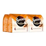 SENSEO Koffiepads Cappuccino Caramel (32 Pads, Caramel Cappuccino Pads voor SENSEO Koffiepadmachines, Cappuccino met Caramelsmaak), 4 x 8 Pads