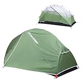 EchoSmile Camping Zelt 2-3 Personen, Wasserdicht PU3000 mm Wurfzelt, Ultraleichtes Double-Layer Kuppelzelt mit 2 Türen, 3–4 Saison Zelte für Camping, Wandern & Bergsteigen, Einfache Montage