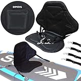 24MOVE® Kajak-Sitz für SUP Board Stand Up Paddle Surfboard SUP Sitz Paddelboards Gepolsterte Sitzflächen Sup Seat universal mit Tasche