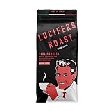 LUCIFERS ROAST 500g Kaffee aus Italien - starker Kaffee dark roast - säurearm - für French Press oder Filterkaffee - 100% Robusta (gemahlen, 500g)