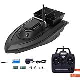 AOOUNGM Köderboot mit 500m Fernbedienung Angelboot mit LED-Beleuchtung RC Angelköder-Boot für Angler und Profis Tragkraft 2kg