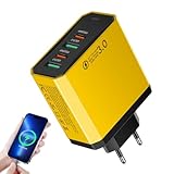 Reiseadapter Für Europa - 2USB+2PD Euro-Steckeradapter - 4-in-1 Multischnittstellen Schnellladegerät für Smartphones Reisen in Europa Rucksacktour Flughafen Geschäftsreisen Hotelaufenthalte und Studiu