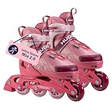 HUDORA Inline Skates Mia/Leon 2.0 - Inliner für Kinder/Jugendliche & Erwachsene in versch. Größen & Farben - Roller Skates bis zu 4 Größen verstellbar - bequeme & stilvolle Rollerskates