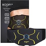 Bodify® EMS Bauchtrainer Max - Gezielte Stimulation der Bauch Muskulatur! - Muskelaufbau - Bauchtrainer - Stimulationsgerät Bauch Muskeln - Bauchmuskeltrainer für Männer und Frauen Das ORIGINAL