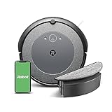 iRobot Roomba Combo i5 Saugroboter & Wischmopp – Reinigung nach Raum mit Smart Mapping, funktioniert mit Alexa, personalisiertes Reinigungsbetriebssystem, ideal für Tierhaare, Teppich und harte Böden
