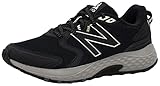 New Balance Women's 410 V7 Trail Running Shoe, Black/Outerspace/Citrus Punch, 6.5 Wide