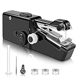 Handnähmaschine, Mini Nähmaschine mit Nähzubehör für Anfänger, Home Essential Handnähmaschine Testsieger für einfaches Nähen DIY Kleidung Vorhänge und Kunsthandwerk
