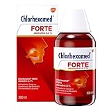 Chlorhexamed FORTE alkoholfrei 0,2%, mit Chlorhexidin, 300 ml, antiseptische Mundspüllösung bei bakteriell bedingter Zahnfleischentzündung, Mundspülung, Mundwasser antibakteriell