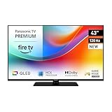 Panasonic Premium TV-43W85BEZ, W85B Serie, 43 Zoll, 4K Ultra HD QLED Smart TV, 2025, 120 Hz, Fire TV, Dolby Vision & Atmos, Game Mode Extreme, Alexa & Apple Support, Bluetooth, Schwarz