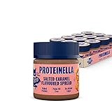 HealthyCo - Proteinella Protein Creme Salzkaramell-Geschmack 200g - Ein gesunder Snack ohne Zuckerzusatz, ohne Palmöl und Proteinzusatz - Ein gesunder Schokoladenaufstrich