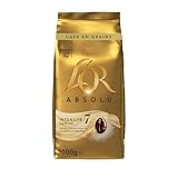 L'OR, 1 kg Absoluter Kaffeebohnen, 100 % Arabica, Intensität 7, 1 kg (Verpackung kann variieren)