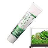 Aquarium-Dichtstoff, Aquarium-Reparaturkleber, 60 ml, wasserdichter Klebstoff, transparenter Silikondichtstoff zur Fixierung von Lecks von Aquarien, langlebiger Unterwasserkleber für