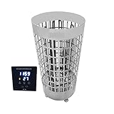 OUTFYT 6KW-18 kW Saunaheizung tragbarer intelligenter Trockenwärme Sauna 1 5 kW Elektrischer Saunaheizungsherd mit internem Controller, Hohe Temperaturen Widerstehen(8kw)