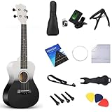 Fangxuee Vier-Saite 23-Ton-Hölzern-Mini-Gitarren-Ukulele-Farben-Gradienten für Anfänger A