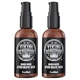 Luxury After-Shave Balm for Men - Premium After-Shave Lotion - Soothes and Moisturizes Face After Shaving - Eliminates Razor Burn for A Silky Smooth Finish - Sandalwood Scent (2 Pack)
