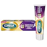 Corega Ultra Haftcreme Starker Halt + Krümelschutz für Zahnersatz/dritte Zähne, 40g, ohne künstliche Farb- und Aromastoffe