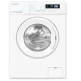 Exquisit Waschmaschine 7kg, Energieeffizienzklasse A, max. 1400 U/Min, Kurzprogramm, Mixprogramm, Startzeitvorwahl (3-24 Std.), Aquastop, 12 Waschprogramme, WA57014-020A weiss