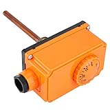 G1or2-Außengewinde-Thermostat-Temperaturregler für Warmwasserleitungen, 90 °C Hochtemperaturstart, Geeignet für Warmwasserleitungen, Regelbereich 0,90 °C, Lange Lebensdauer,