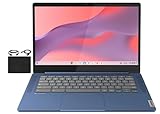Lenovo Newest Flagship Chromebook, 14 Zoll FHD-Touchscreen, schlankes Licht, MediaTek Kompanio 520 8-Core-Prozessor, 4 GB RAM, 64 GB eMMC, WiFi 6, Webcam, lange Stunden
