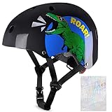 MHJY Fahrradhelm Kinderhelm Einhorn Kinder Helm Mädchen Skaterhelm Scooter and Ride Helm Jungen Fahrrad Helm Radhelm Größe Einstellbar für 3-8 Jahre