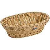 Westmark Mehrzweck-Korb, Geeignet für Hotel und Gastronomie, Oval, ca. 23,5 x 16 x 6,5 cm, Synthetik Faser, Saleen Edition: Coolorista, Hellbeige, 02087330101