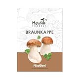 Hawlik Pilzbrut I das Original I Braunkappe als Dübel-Brut zum selber züchten I kinderleicht frische Pilze züchten | 20 Pilzdübel für die Zucht auf Stroh