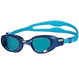 arena The One Junior Anti-Fog Schwimmbrille für Kinder, Schwimmbrille mit Breiten Gläsern, UV-Schutz, Selbstjustierender Nasensteg, Orbit-Proof Dichtungen