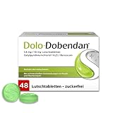 DOLO-DOBENDAN Lutschtabletten bei starken Halsschmerzen mit betäubender Wirkung, 48 St. Tabletten