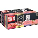 Cesar Selektion in Sauce Premium Hunde Nassfutter im Portionsbeutel 4 Varietäten 40x100g