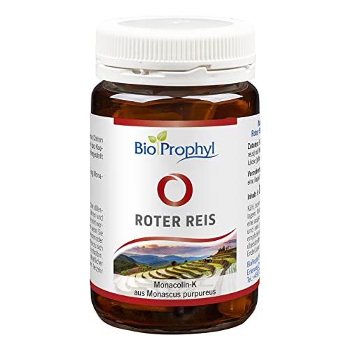 BioProphyl® Roter Reis Monacolin-K aus Monascus Purpureus - 100 pflanzliche Kapseln für drei Monate